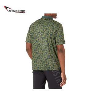 Camisa de Golf para Hombre, 100% Algodón, Anti-Pilling, Secado Rápido, Transpirable, Cierre de Botones, Manga Corta, Tejido Sólido Informal - Product Image 3