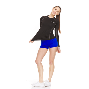 Baselayer-Camiseta de compresión superelástica para mujer, camisa transpirable de secado rápido para mujer, ropa interior, camisetas para actividades deportivas - Product Image 1