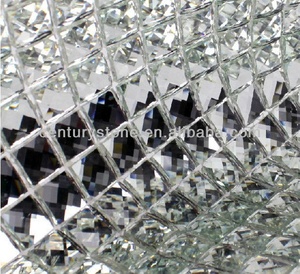 Mosaico di Lusso Centurymosaic con Cristalli a Trentadue Facce, Piastrelle in Vetro a Specchio, Fabbrica in Thailandia - Product Image 6