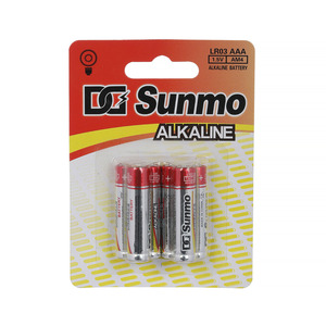 Personalizado 5 años de vida útil DG Sunmo 1,5 V pila alcalina pila <span class=keywords><strong>Alcaline</strong></span> LR03 AM4 1,5 V AAA batería - Product Image 2
