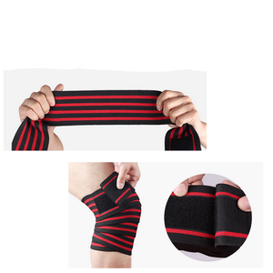 Rodilleras de levantamiento de pesas personalizadas, vendaje de soporte para rodilla - Product Image 3