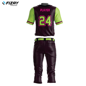 Maillots de baseball personnalisés pour hommes adultes - Respirants, séchage rapide, 100% polyester, options grandes tailles, service OEM, manches courtes - Product Image 3