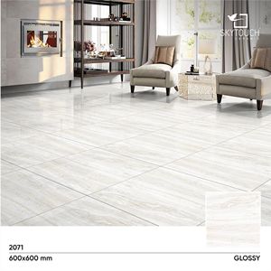 Carrelage en porcelaine émaillée de style nordique Offre Spéciale entièrement poli pour intérieur Carrelage mural gris clair de bonne qualité 600x1200mm poli - Product Image 3