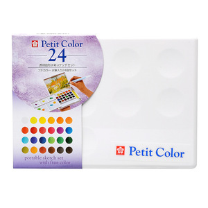 Sakura - 12/15/18/24/30/36/48/60/72 petit colours di trasporto di alta qualità trasparente solido acquerello set di vernice - Product Image 5