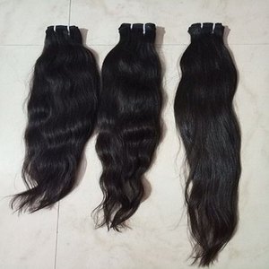 Extensiones de pelo de templo sin procesar, pelo a granel sin procesar - Product Image 1