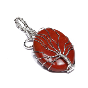 Red Jasper <b>Tree</b> Of Life Pendant Online | Supplier of Red Jasper <b>Tree</b> Of Life Pendant - Product Image 1
