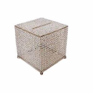 Soporte decorativo hecho a mano para tarjetas de boda de cristal de bonito diseño, portatarjetas de jaula de Metal de hierro rentable, superventas para fiestas - Product Image 4