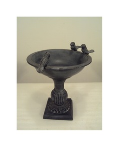 Aluminium Cast Garden Metal Bird Feeding <b>Bowls</b> & <b>Birdbath</b> <b>Bowl</b> - Product Image 3