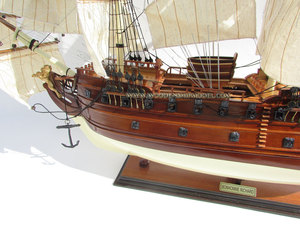 MODELO DE BARCO HISTÓRICO DE MADERA BON HOMME RICHARD - MODELO DE BARCO ALTA VEELA EN VENTA - Product Image 5