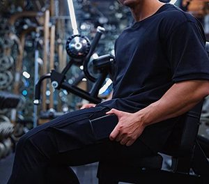 Camiseta deportiva de gran tamaño para hombre, ropa informal de gran tamaño, cómoda, transpirable, para gimnasio - Product Image 6