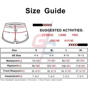 Pantalones cortos de entrenamiento Breve incorporado-Pantalones cortos de yoga para correr atléticos para ejercicio de gimnasio para mujeres/pantalones cortos de sudor lisos - Product Image 6