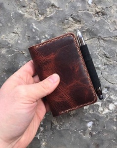 Notebook Wallet, Small Cover, Moleskin , Note Pad, Leather CRS-0028 - Product Image 2
