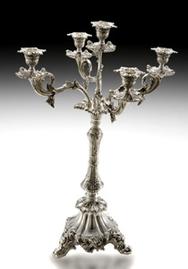 Bougeoir décoratif en métal, chandelier, couleur or, à vendre, pour mariage et noël - Product Image 6