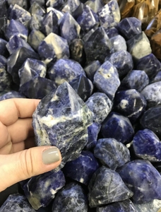 Les derniers Points semi-polis Sodolite d'exportations de cristal Exis - Product Image 3