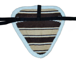 Tapis de selle western personnalisable en coton foncé de qualité supérieure, nouveau design, pour équitation et course, avec étriers intégrés - Product Image 3