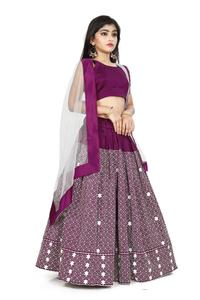 ร้อนขายแฟนซีทำงานเด็ก Lehenga จากอินเดีย - Product Image 5