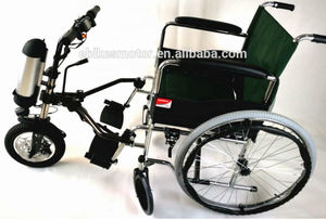 รถเข็นไฟฟ้ามอเตอร์ไฟฟ้าสำหรับวีลแชร์,12นิ้ว350W 10ah <span class=keywords><strong>แบตเตอรี่</strong></span>รถเข็นไฟฟ้า - Product Image 2