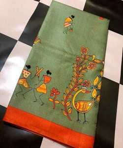 Sarees soie fête porter indien dernier concepteur femmes porter Sari avec chemisier japon Satin crêpe soie tissus doux impression numérique Sari Apparelgarment - Product Image 6