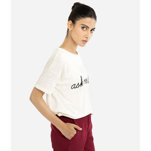 Camisetas personalizadas al por mayor de primavera, extragrandes, lisas, para mujer. - Product Image 4