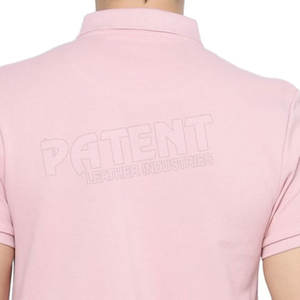 Camiseta de polo de poliéster de manga corta de diseño personalizado para hombre Característica propia Patrón sólido comprimido - Product Image 6