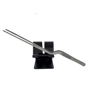 แหนบชุบสแตนเลสสำหรับเชฟอุปกรณ์ตกแต่งเครื่องครัวคีมเชฟสีเงิน - Product Image 6
