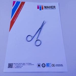 กรรไกรตัดขนตาไอริสขนาด11ซม. เครื่องมือผ่าตัดด้วยมือทำจากสเตนเลสเยอรมันวัสดุโลหะคุณภาพสูง - Product Image 2