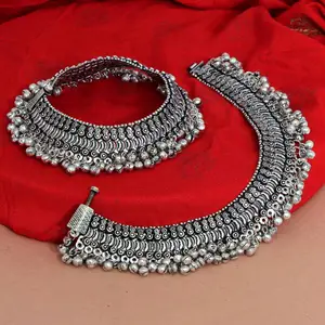 Hint okside halhal kadınlar için kız moda mücevherat Bollywood tasarımcı toplu satın alma toptan okside yapay mücevher