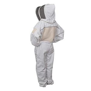 ชุดเลี้ยงผึ้งผ้าฝ้าย2021อุปกรณ์ป้องกันสำหรับการเลี้ยงผึ้งโดยมีคุณสมบัติระบายอากาศอุปกรณ์ที่จำเป็นสำหรับการเลี้ยงผึ้ง - Product Image 5