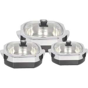 King International Stainless Steel Red Painted Pyramid Tiffin <b>Box</b> Three Tier <b>Lunch</b> <b>Box</b>, <b>Lunch</b> <b>Box</b> <b>for</b> <b>Kids</b>, <b>Lunch</b> <b>Box</b> <b>for</b> Office - Product Image 2