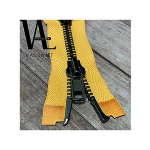 Pistola de metal con cremallera bidireccional Y dientes de lujo, deslizante, alto pulido, #8 - Product Image 2