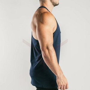 Wholesale Custom Polyester <b>Mens</b> Gym Tank Top Fitness Sports <b>Singlets</b> Bodybuilding Style Summer Training Clothing Print - Product Image 5