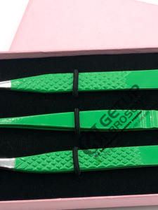 แหนบสำหรับต่อขนตา45องศาสแตนเลสสตีลเคลือบผงขึ้นฉ่ายแบบโลมา - Product Image 5