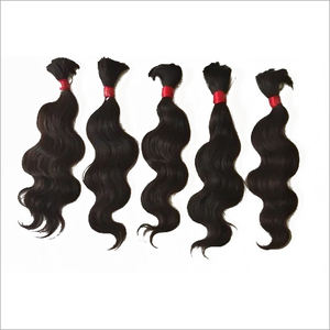 Extensiones de cabello humano a granel sin procesar del templo del sur de la India por Jai Ambey Exports - Product Image 5