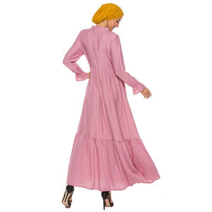 Haute qualité dames imprimé Abaya Burkha avec mousseline Hijab Dupatta décontracté traditionnel musulman vêtements pour femmes - Product Image 2