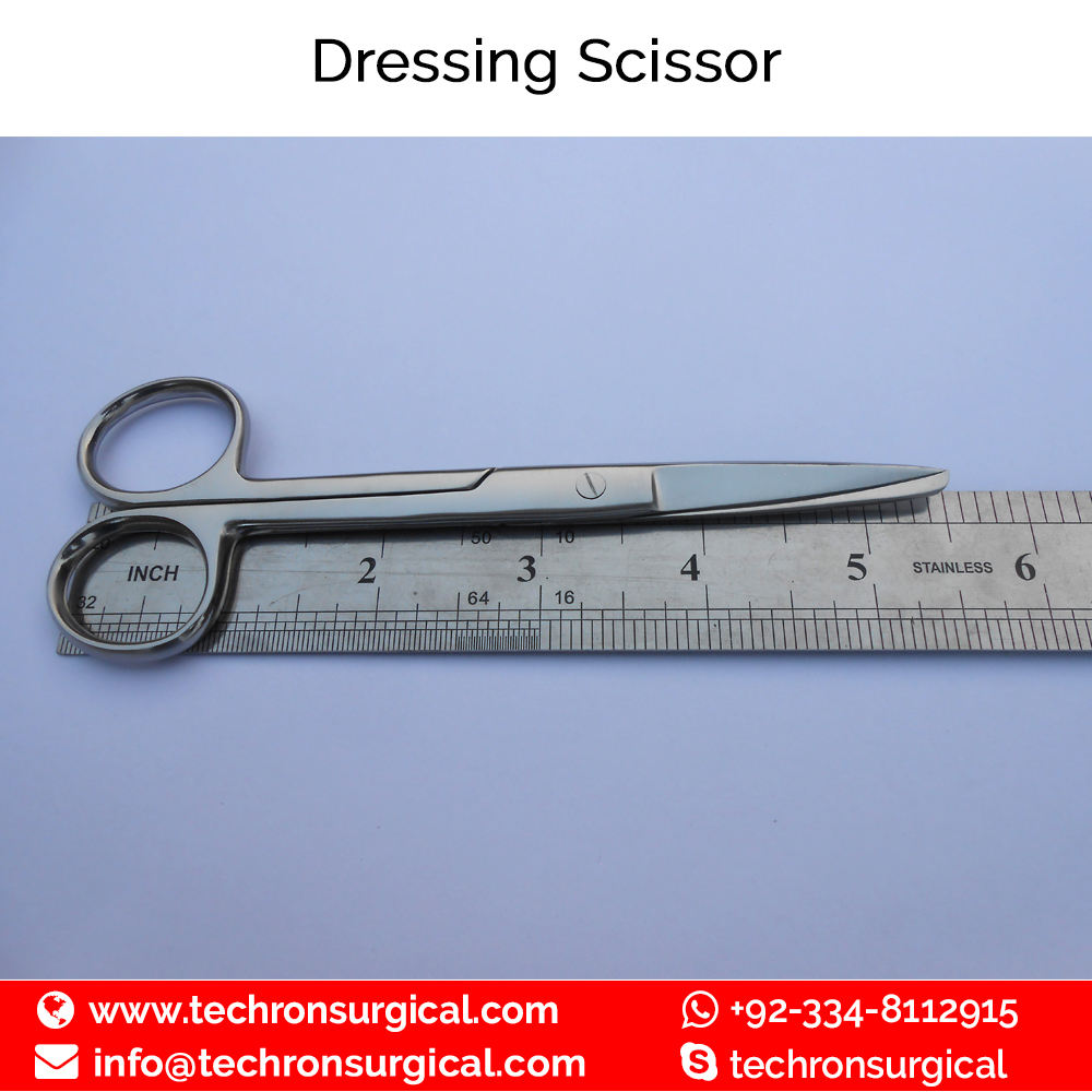 Hochwertige Edelstahl-Dressing-Operations Schere Scharfe/stumpfe Chirurgische In - Foto 2