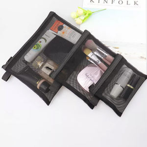 Pochette d'organisation de maquillage en PVC transparent personnalisable avec fermeture à glissière caractéristique étanche pour le stockage de maquillage - Product Image 6