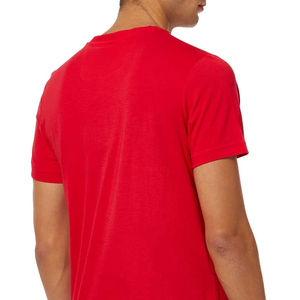 เสื้อยืดผู้ชาย OEM 2021 รุ่นใหม่ทันสมัย สีพื้น ชมพู แดง คอกลม ผ้าฝ้าย 100% - Product Image 3