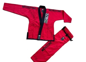 Material de alta calidad 100% Pearl Weave 450 GSM para uniformes de artes marciales brasileños Jiu Jitsu Karate Servicio OEM Precio de fábrica - Product Image 2