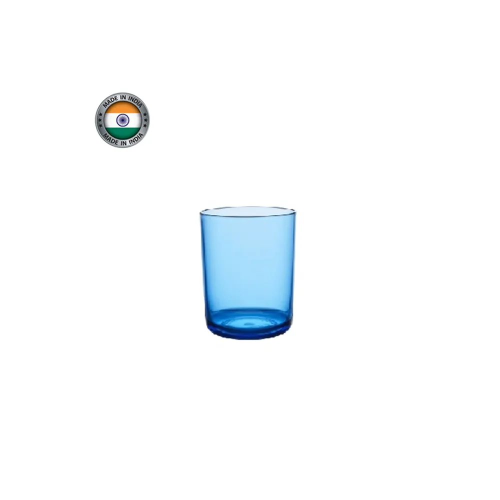 Neues Design Trink farbiges Glas Trink weinglas aus indischer Manufaktur