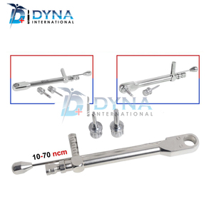 Dental Implant Torque Wrench Ratchet Dental Instrument 10-70 NCM With <b>Drivers</b> - Product Image 2