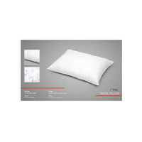 Almohada de Cuerpo con Relleno de Poliéster y Funda 100% Algodón, de Buena Calidad y Precio Económico, para Adultos, Suave, Blanca, Anti-Pilling