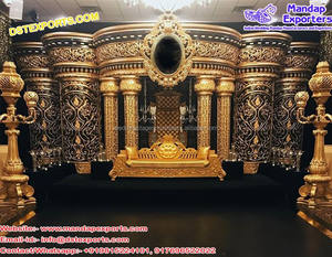 Escenario de boda con diseño de cisne, escenario de boda india Popular, elegante - Product Image 2