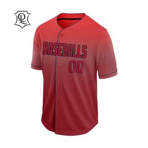 Camiseta de Béisbol Juvenil personalizada para hombre, camisetas de Béisbol Juvenil de alta calidad con cuello en V de último diseño - Product Image 3