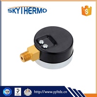 Hydraulic Pressure Gauge Mini Pressure Measuring Instruments Fine Dial Manometer Double Scale Air Compressor Meter