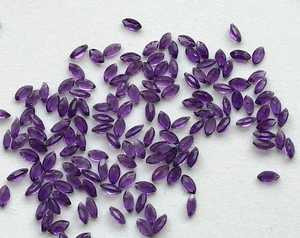 พลอยอเมทิสต์แอฟริกันธรรมชาติขนาด4มม. 5มม. สำหรับการตั้งค่าเครื่องประดับจากผู้ผลิตออนไลน์ - Product Image 1