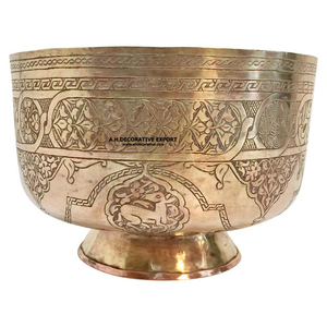 ชามก๋วยเตี๋ยวทองเหลืองพร้อมดีไซน์สลัก,อุปกรณ์ตกแต่งโต๊ะอาหารค่ำรสเลิศชามเสิร์ฟพร้อมโลโก้ - Product Image 1