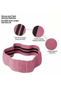 Bandes élastiques d'entraînement de gymnastique de haute qualité Logo personnalisé Boucle de résistance cercle de hanche Ensemble jambes Booty Yoga Squat Fitness Logo personnalisé - Product Image 6