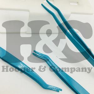 Nouvelle pince à cils vison personnalisé applicateur de cils pince à épiler durable en acier inoxydable or argent noir Logo de marque privée - Product Image 3