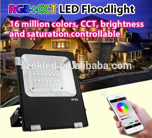 Đèn Pha Led 20W RGB + CCT Đèn Chống Thấm Nước Điều Khiển Thông Minh Không Dây Đèn Pha Thay Đổi Màu Rgb + Cct 20W - Product Image 4