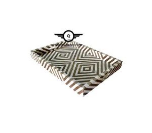 Venta al por mayor calidad artesanías madre perla incrustaciones madera MDF Bandejas para servir cocina hoteles y restaurantes para hogares en la India - Product Image 4